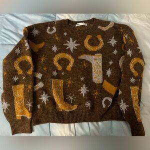 Zara cowgirl sweater